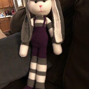 Handmade Crochet Bunny Plush